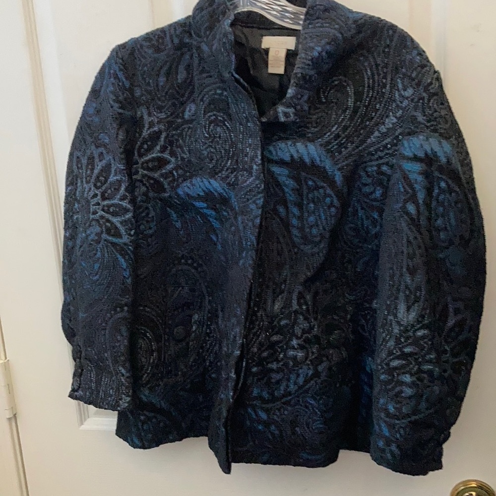 FINAL MARKDOWN Ladies Chico’s brocade jacket 0 small